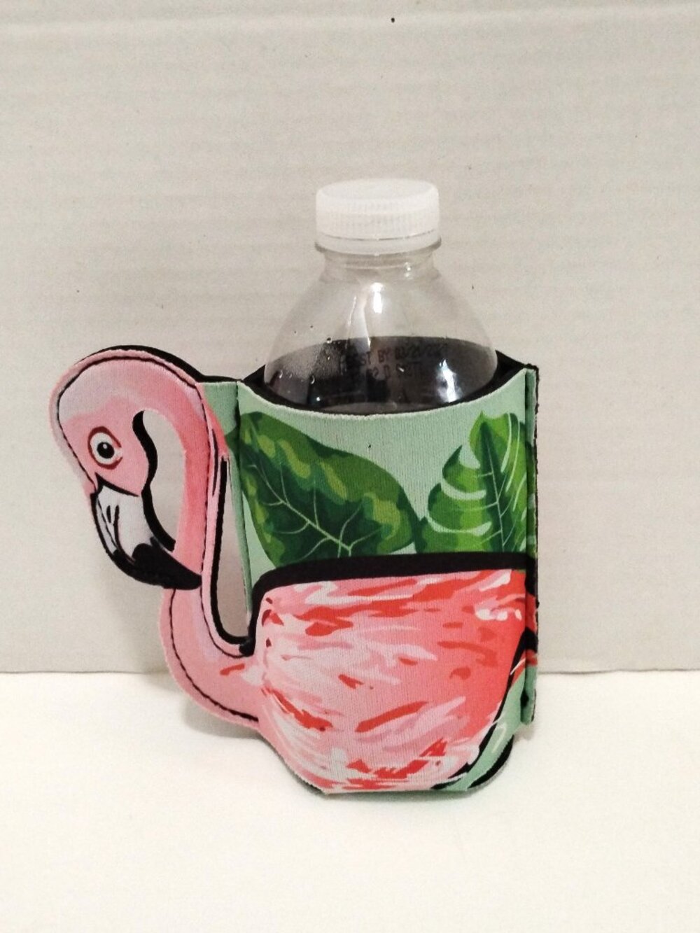 Flamingo  can/bottle  holder
